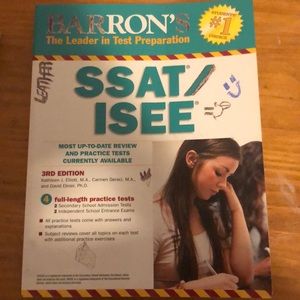 Barrons SSAT prep Exam Boom